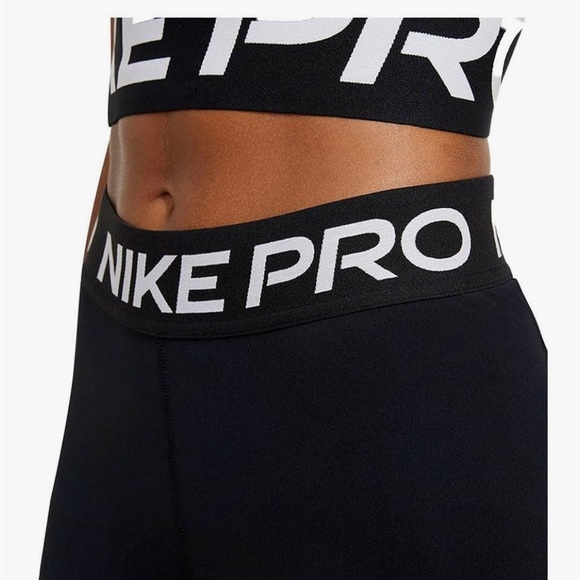 NWT Nike Women's Pro 365 3” Athletic Shorts in Black Size Medium - Picture 5 of 12
